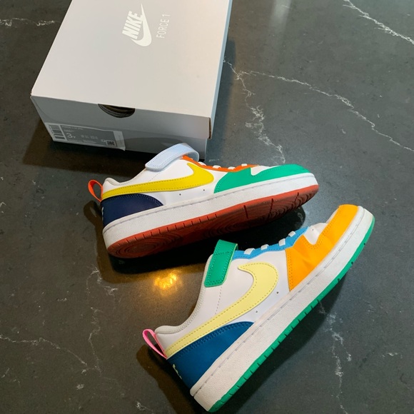 Nike Force 1 Little Kids Size 3 / Multi Color - Picture 3 of 4
